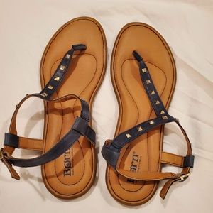 BORN ADANA STUDDED SANDALS